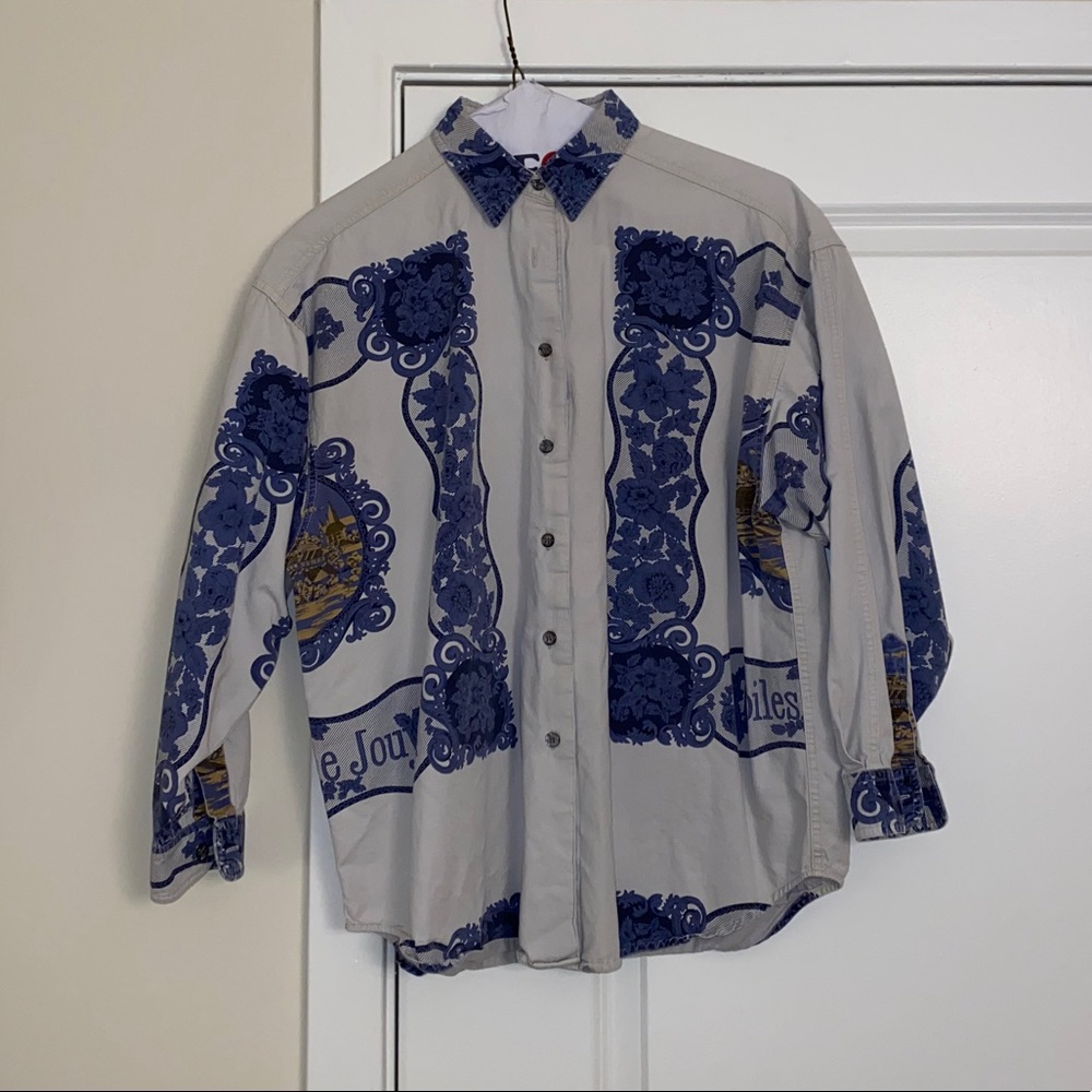 French Style Vintage Button Down